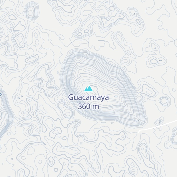 Map of Guacamaya