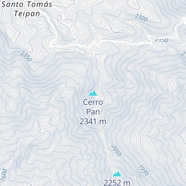 Map of Cerro Pan