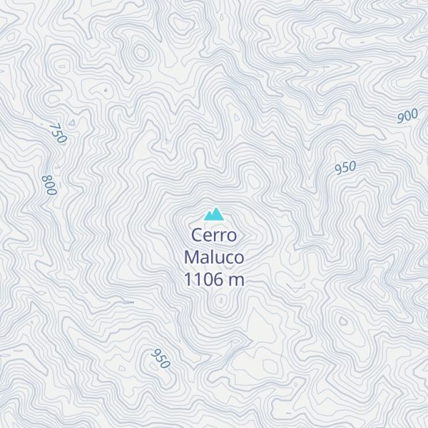 Map of Cerro Maluco