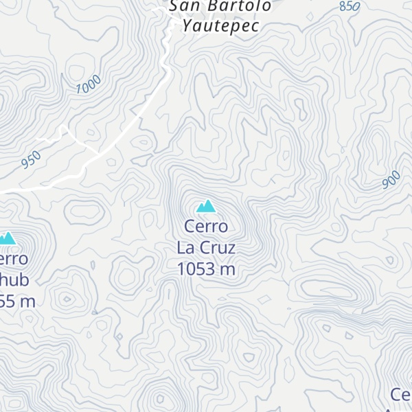 Map of Cerro La Cruz