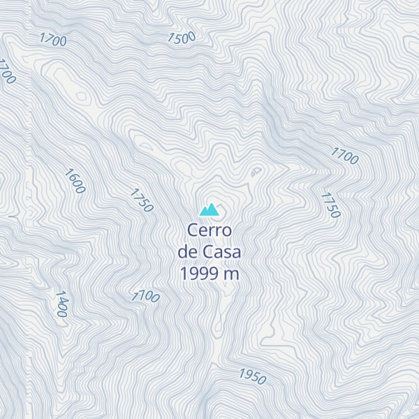 Map of Cerro de Casa