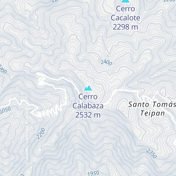 Map of Cerro Calabaza