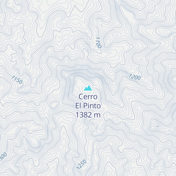 Map of Cerro El Pinto