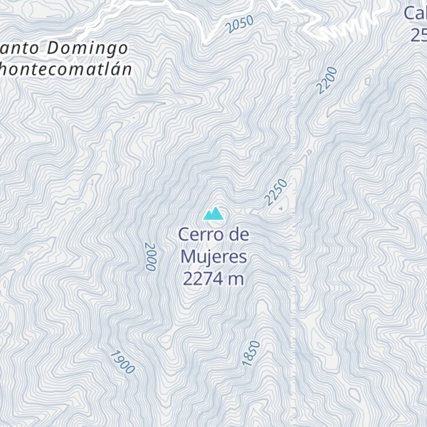 Map of Cerro de Mujeres