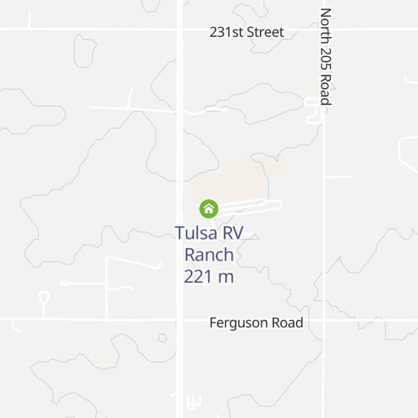 Map of Tulsa RV Ranch