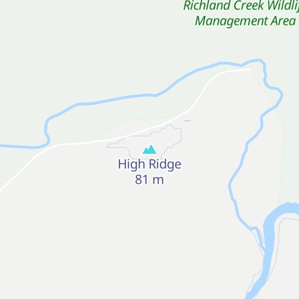 Map of High Ridge