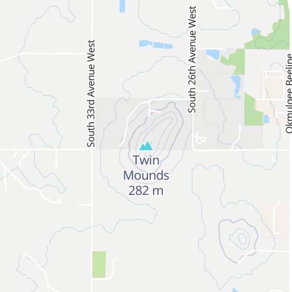 Map of Twin Mounds
