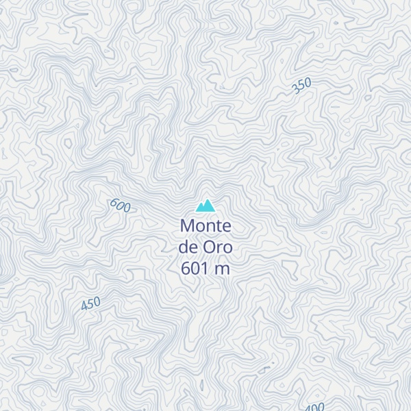 Map of Monte de Oro