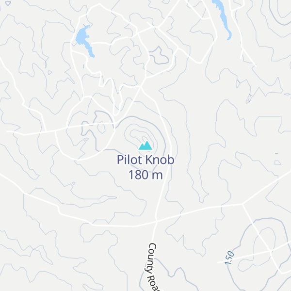 Map of Pilot Knob