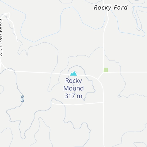 Map of Rocky Mound
