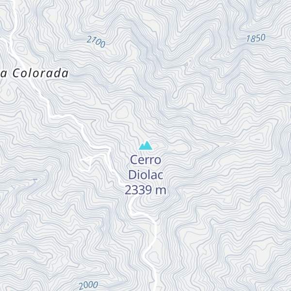 Map of Cerro Diolac
