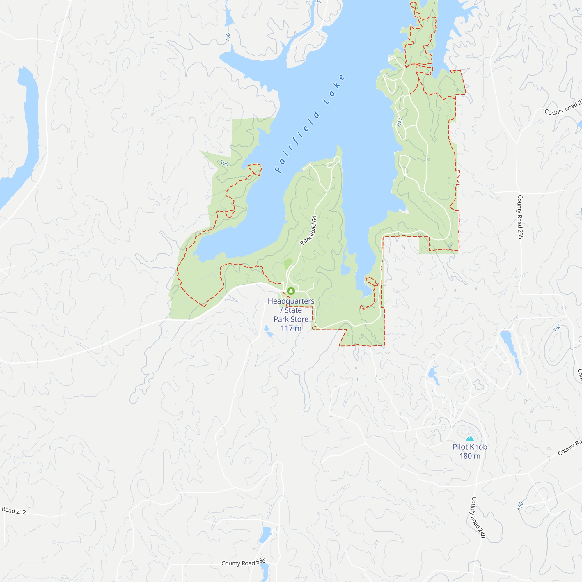 Headquarters / State Park Store map