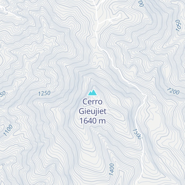 Map of Cerro Gieujiet
