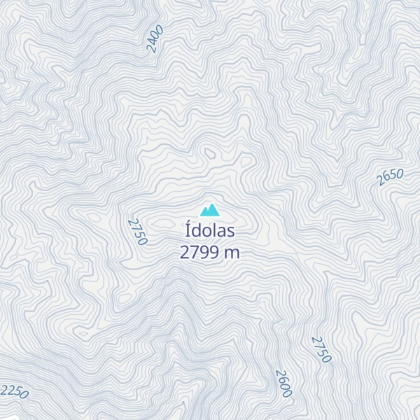 Map of Ídolas