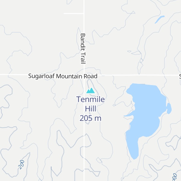 Map of Tenmile Hill