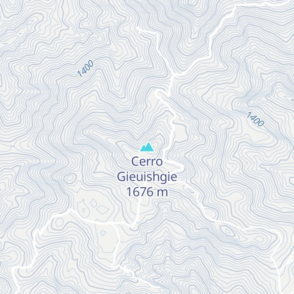 Map of Cerro Gieuishgie