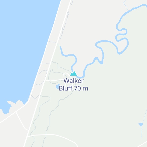 Map of Walker Bluff