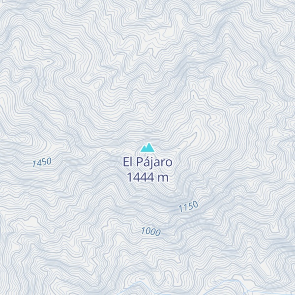 Map of El Pájaro