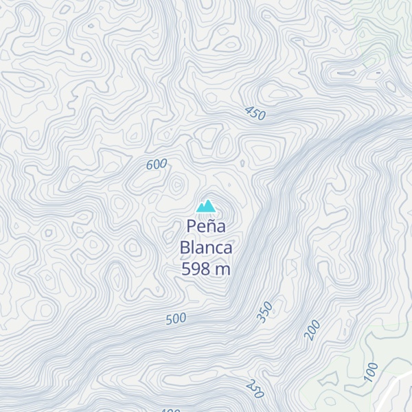 Map of Peña Blanca
