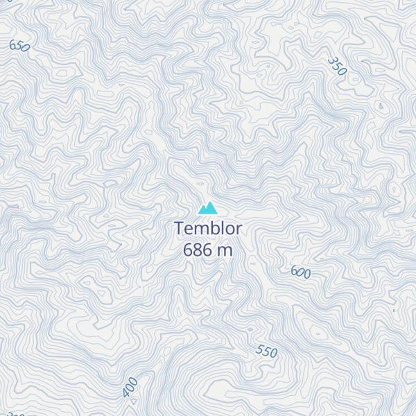 Map of Temblor