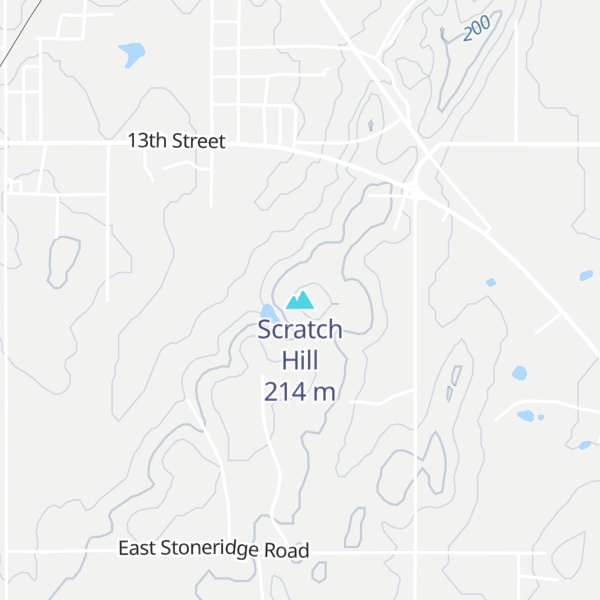 Map of Scratch Hill