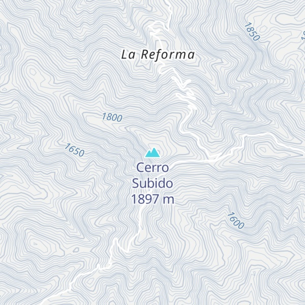 Map of Cerro Subido