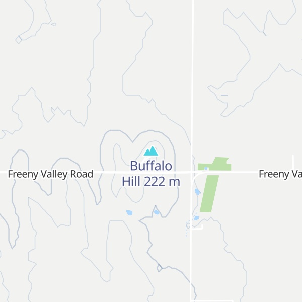 Map of Buffalo Hill