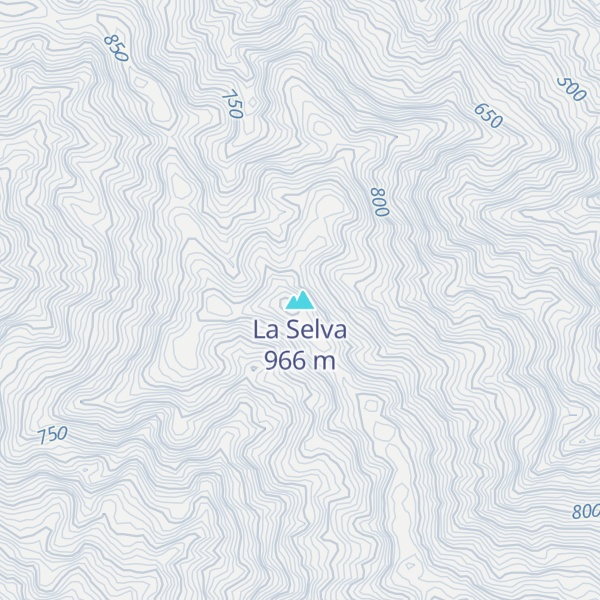 Map of La Selva