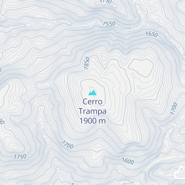 Map of Cerro Trampa