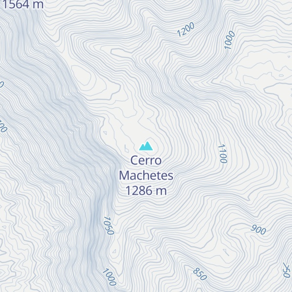 Map of Cerro Machetes