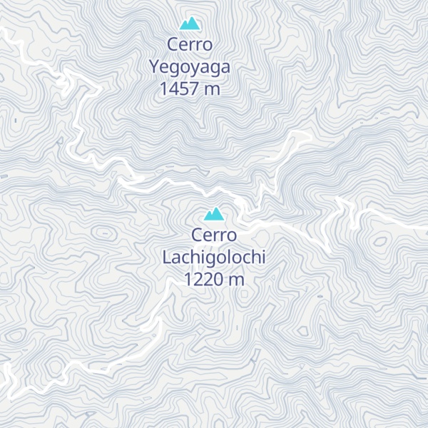 Map of Cerro Lachigolochi