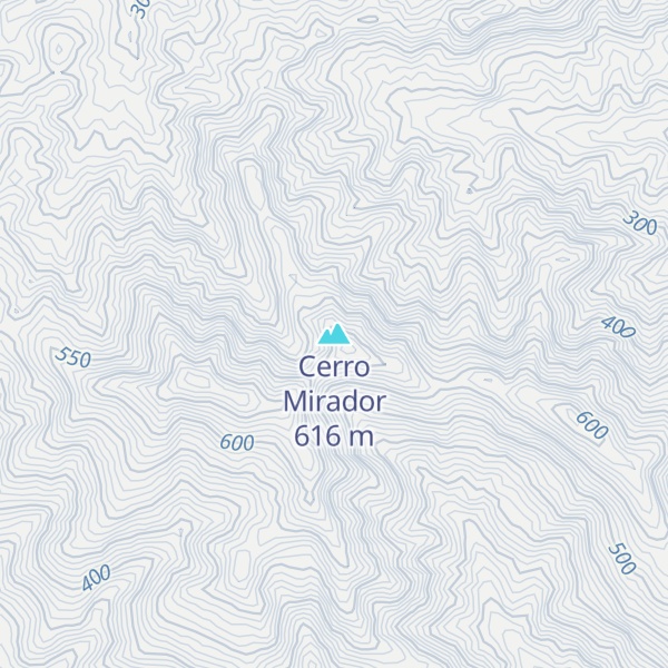 Map of Cerro Mirador