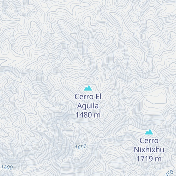 Map of Cerro El Aguila
