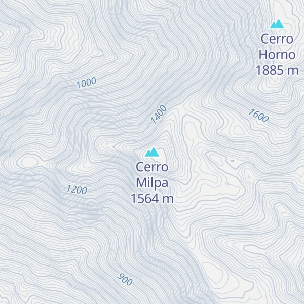 Map of Cerro Milpa