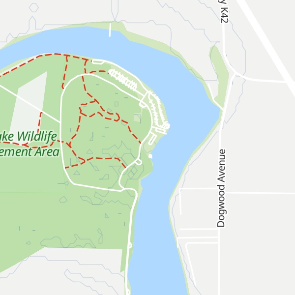 Map of Lewis & Clark State Park Visitor Center