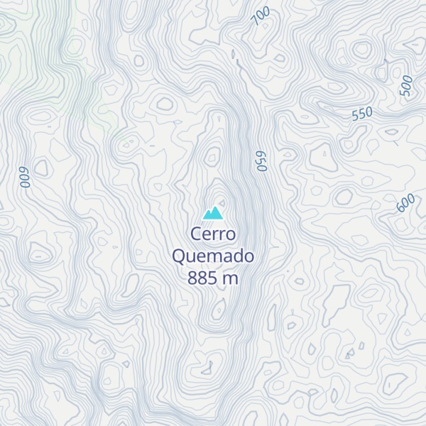 Map of Cerro Quemado