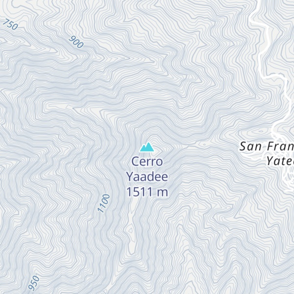 Map of Cerro Yaadee