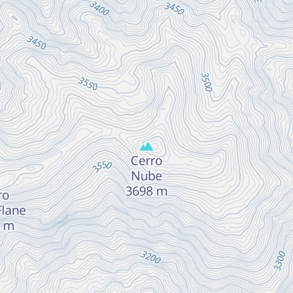 Map of Cerro Nube