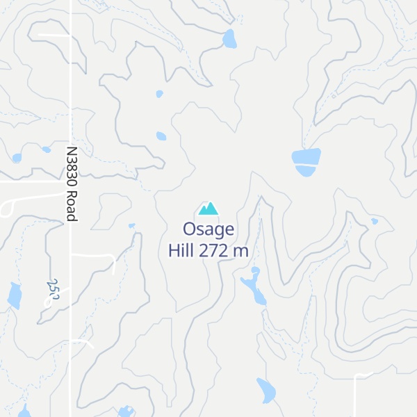 Map of Osage Hill