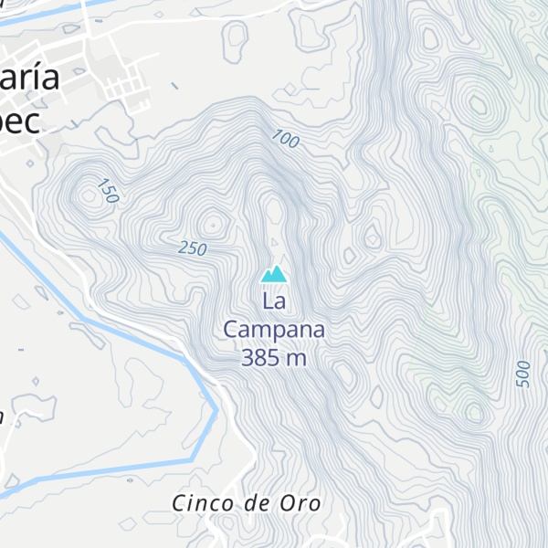 Map of La Campana