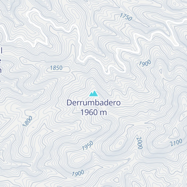 Map of Derrumbadero