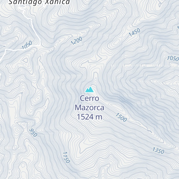 Map of Cerro Mazorca