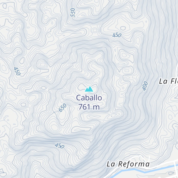 Map of Caballo