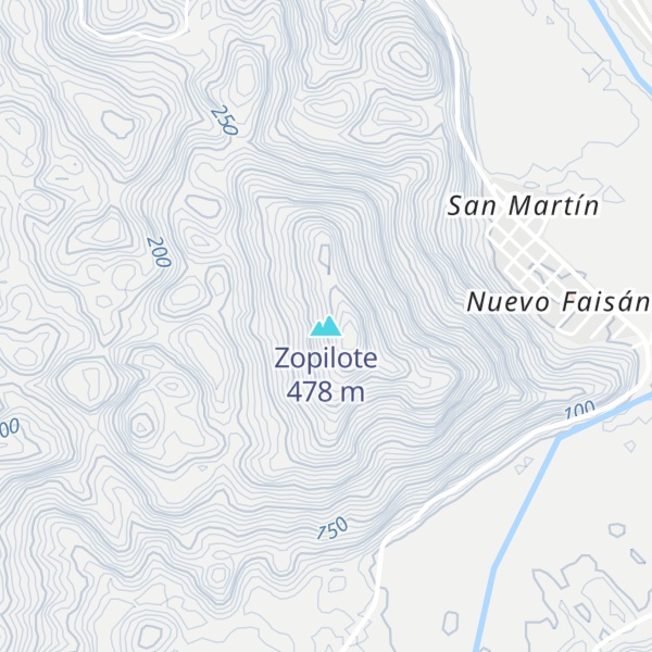 Map of Zopilote