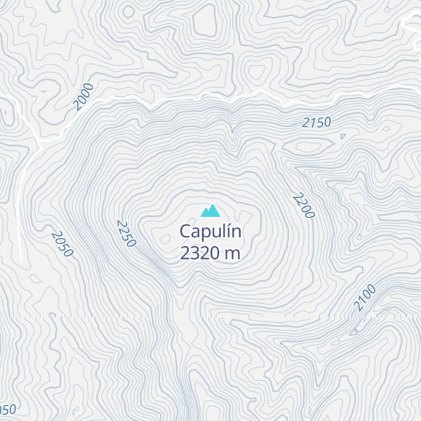 Map of Capulín