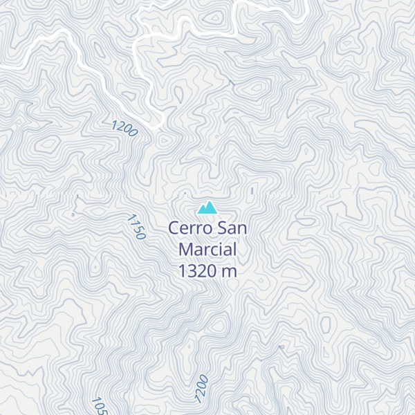 Map of Cerro San Marcial