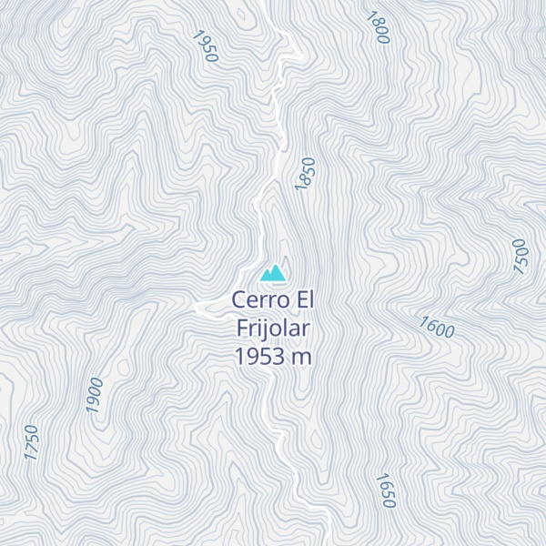 Map of Cerro El Frijolar