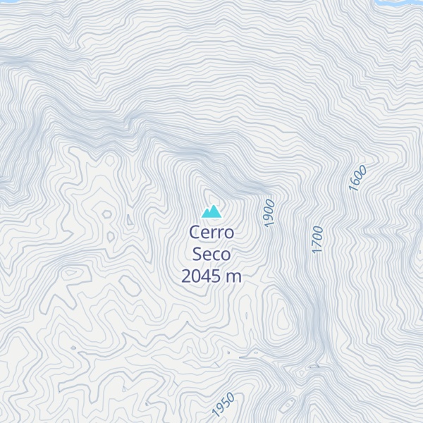 Map of Cerro Seco