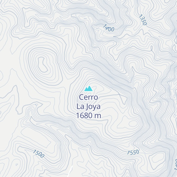 Map of Cerro La Joya