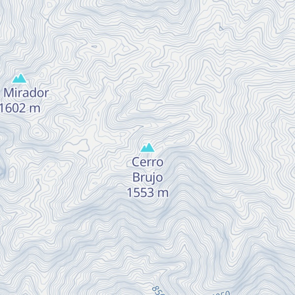 Map of Cerro Brujo